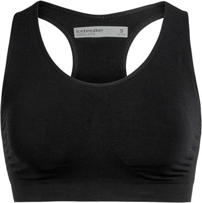 Icebreaker Women's Anatomica Seamless Sports Bra  - nero - XS, nero