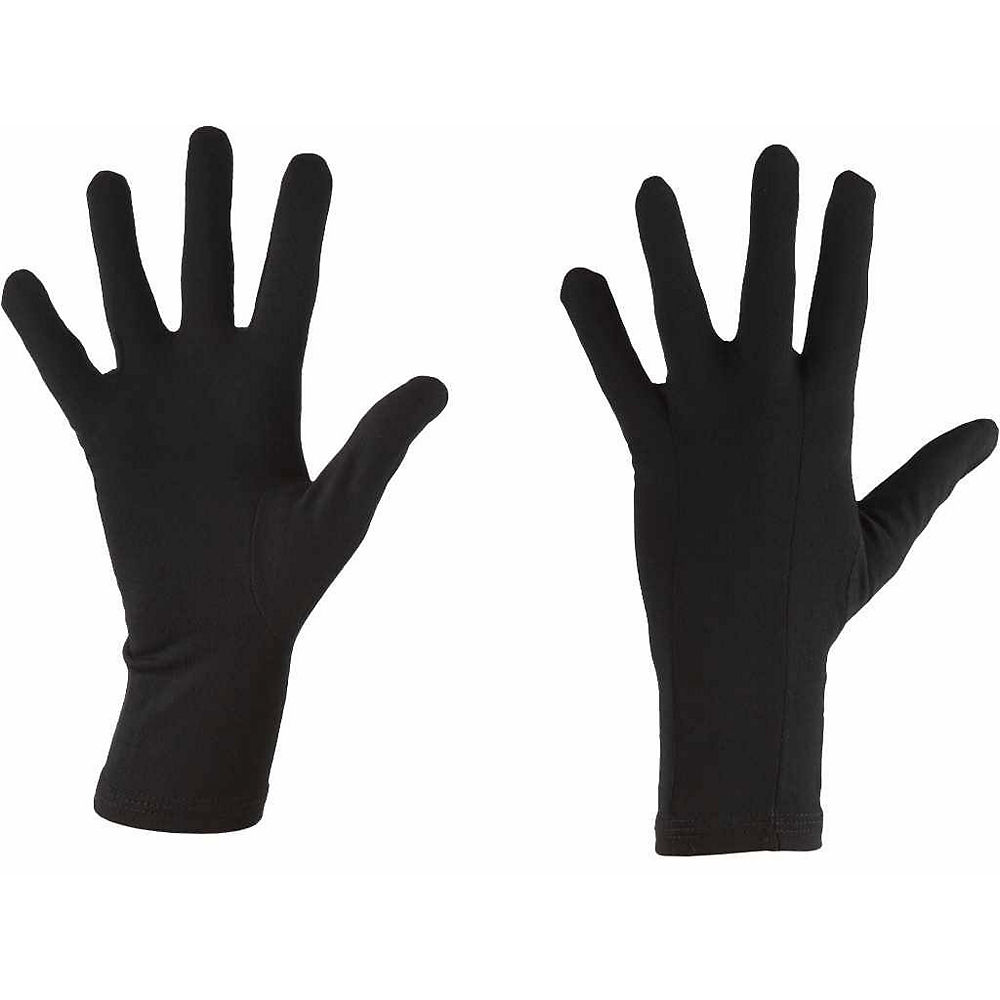 Icebreaker Oasis Merino Glove Liners - Noir, Noir