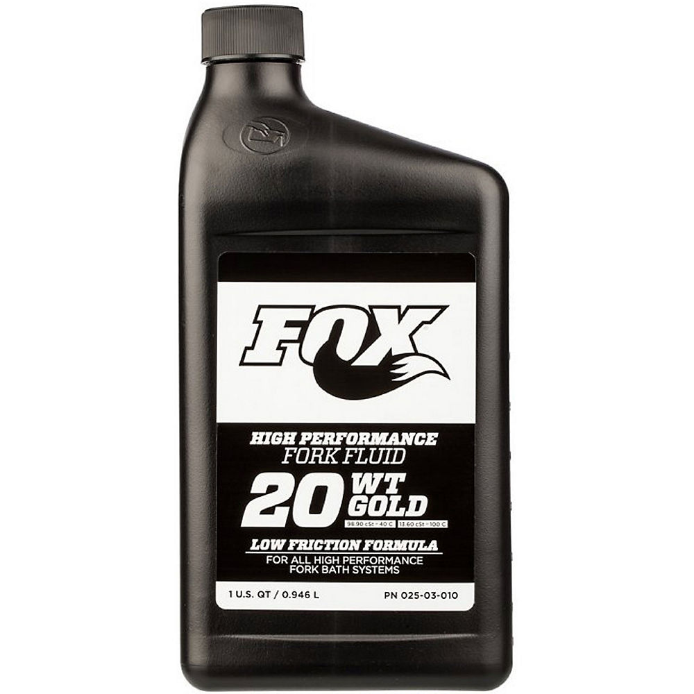 Image of Fox Suspension 20 Weight Gold Bath Oil Fork Fluid - Noir - 250ml, Noir