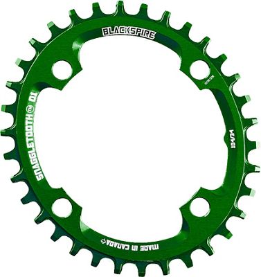 Blackspire Snaggletooth 104 Oval Shimano Chainring Lime Green 4 Bolt Lime Green