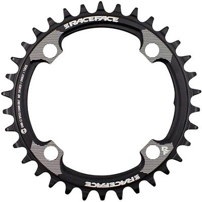Race Face Narrow-Wide Single Shimano Chainring - Noir - 4-Bolt, Noir