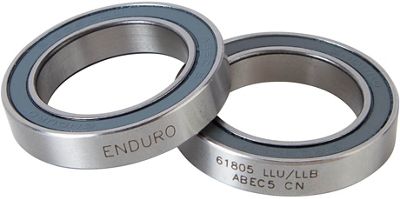 Nukeproof Enduro ABEC5 V2 MTB Hub Bearings (61805) - Silver - 61805 Pair}, Silver