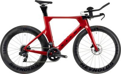 Vitus Auro CRS Disc eTap AXS TT Bike (Force) 2021 - Candy Red - L, Candy Red