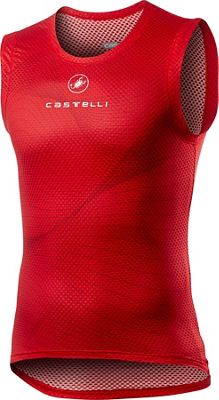 Castelli Pro Mesh Sleeveless Base Layer  - rosso, rosso