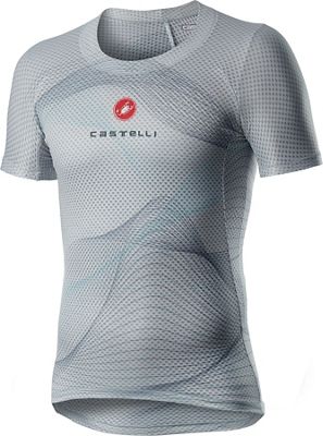 Castelli Pro Mesh Short Sleeve Base Layer  - grigio argento, grigio argento