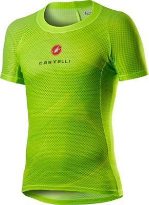 Castelli Pro Mesh Short Sleeve Base Layer  - giallo fluorescente - XXL, giallo fluorescente