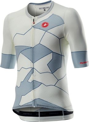 Castelli Climber's 3.0 Jersey - Ivory-Light Steel Blue - XS