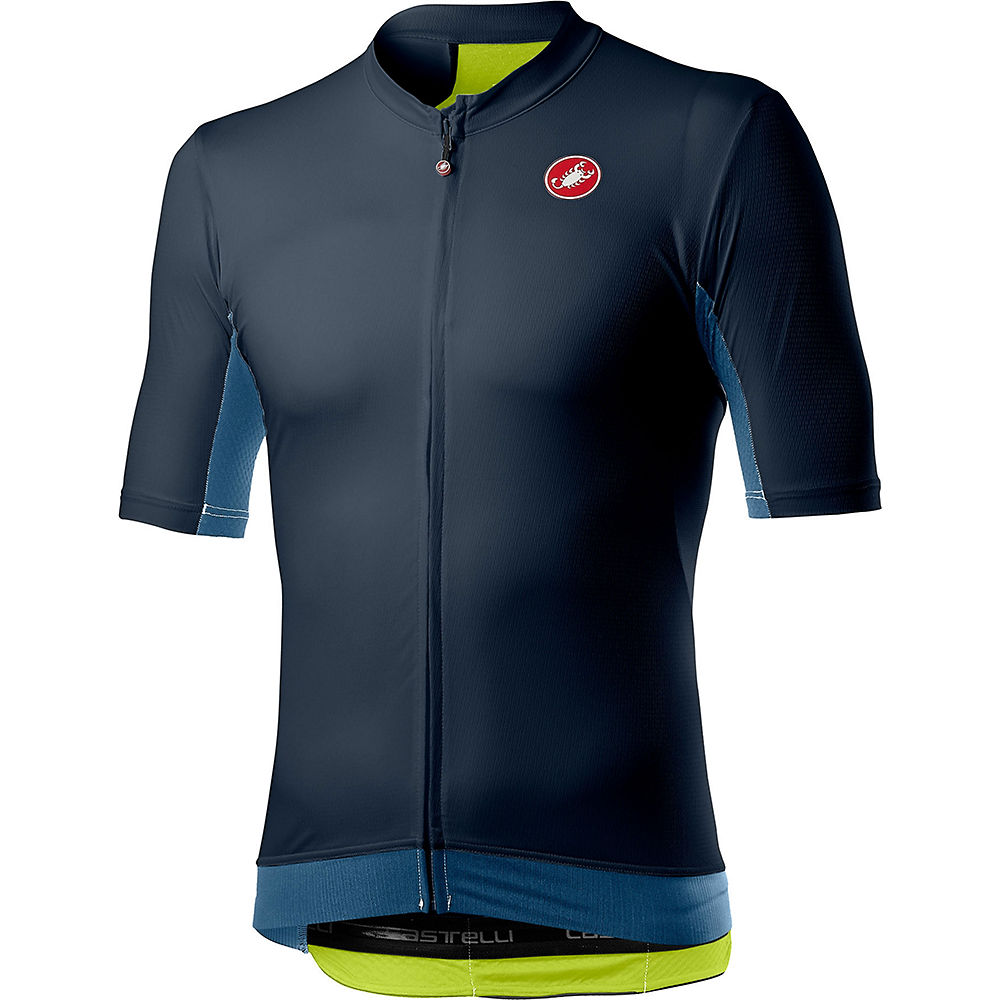 Castelli Vantaggio Jersey - Dark Steel Blue-Light Steel Blue - XXL