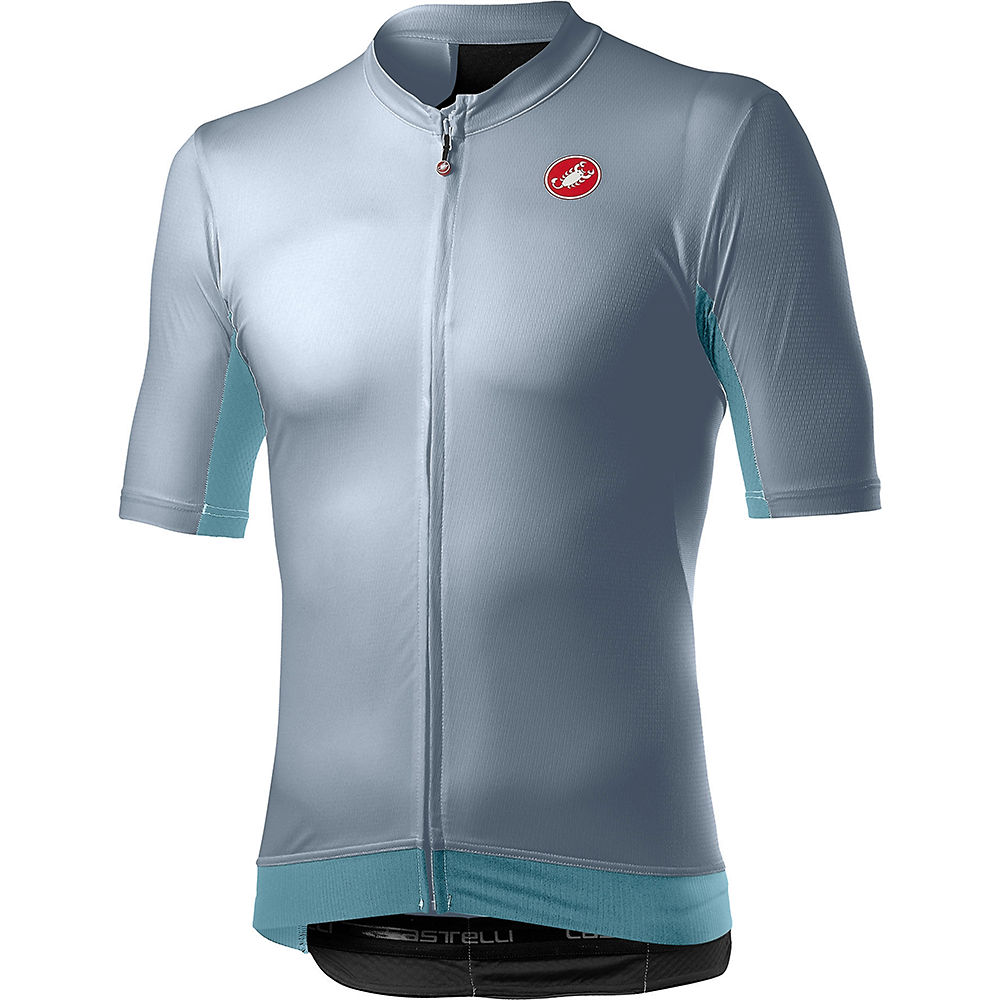 Castelli Vantaggio Jersey - Vortex Grey-Winter Sky - XXXL