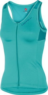 Castelli Women's Solare Top - Light Turquoise-Marine Blue - XS}, Light Turquoise-Marine Blue