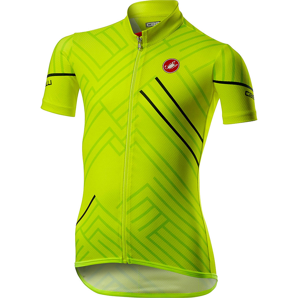 Castelli Kid's Campioncino Jersey - Jaune Fluo - 10-11 Years