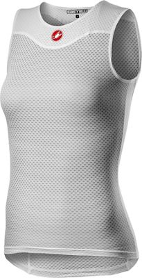 Castelli Women's Pro Issue 2 Sleeveless BaseLayer - White - L}, White