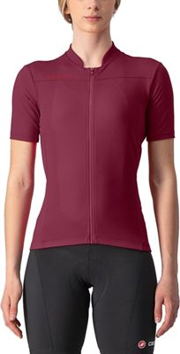 Castelli Women's Anima 3 Jersey - Bordeaux-Red - XL, Bordeaux-Red