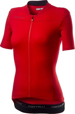 Castelli Women's Anima 3 Jersey - Red-Black - XL}, Red-Black