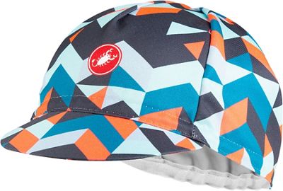 Castelli Women's Prisma 2 Cap - Dark Steel Blue-Brillant Pinnk - One Size