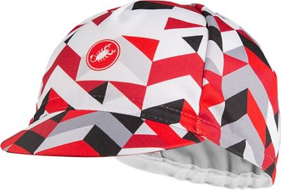 Castelli Women's Prisma 2 Cap - Blanc-Rouge - One Size