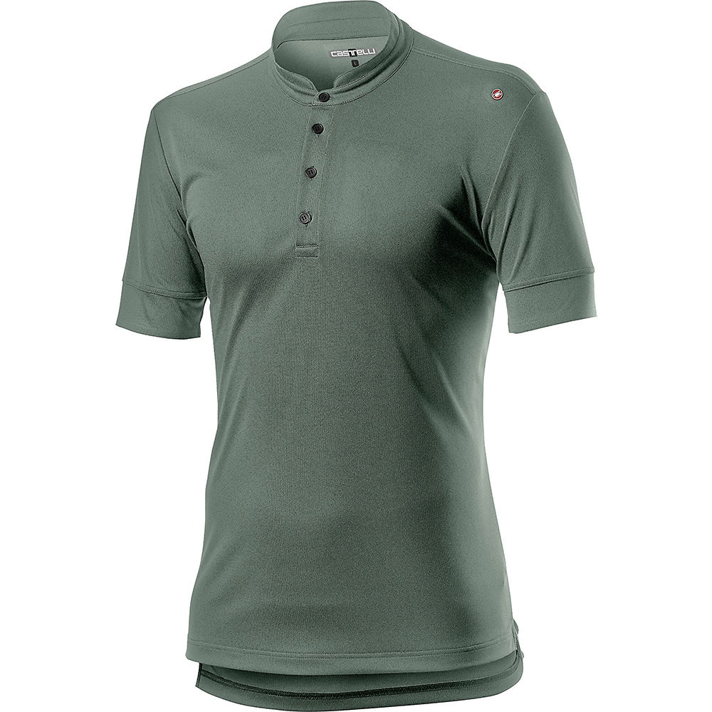 Castelli Tech Polo Shirt - Sauge Green - M