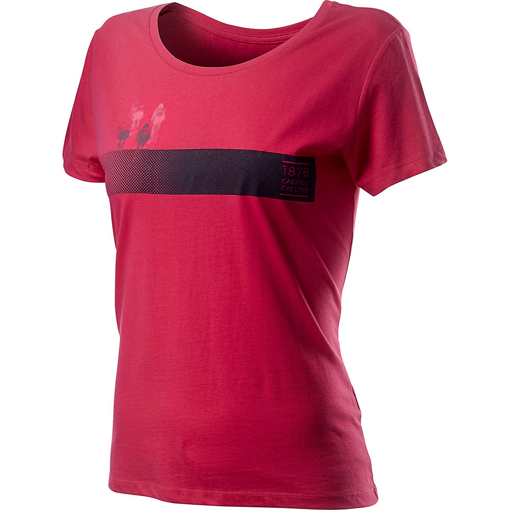 Castelli Women's Logo T-Shirt - Framboise - XL