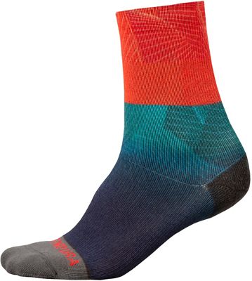 Endura Graphic Socks (Sunset Pink - Limited) - S/M