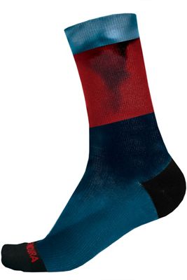 Endura Graphic Socks (Blue - Limited) - S/M