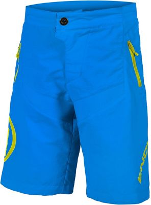 Endura Kids MT500JR Baggy Shorts with Liner  - Azure Blue - Limited - 7-8 years, Azure Blue - Limited