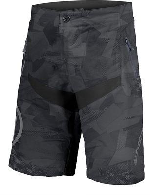 Endura Kids MT500JR Baggy Shorts with Liner  - black Camo - 7-8 years, black Camo