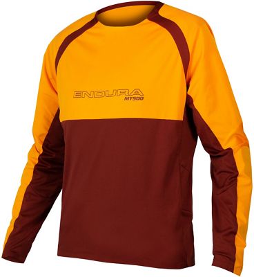 Endura MT500 Burner LS Cycling Jersey II - Tagerine