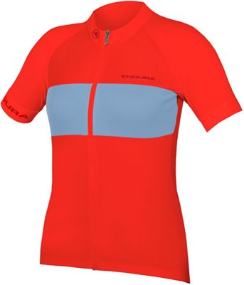 Endura Women's FS260-Pro SS Cycling Jersey - Hi-Viz Coral - S}, Hi-Viz Coral