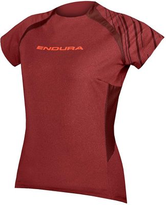 Endura Women's SingleTrack SS Cycling Jersey - Cocoa - XS}, Cocoa