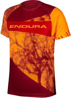 Endura Kids MT500JR Short Sleeve Cycling Jersey - Tangerine - Limited - 7-8 years