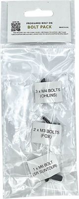 RapidRacerProducts ProGuard Bolt On Replacement Bolt Pack - Black, Black