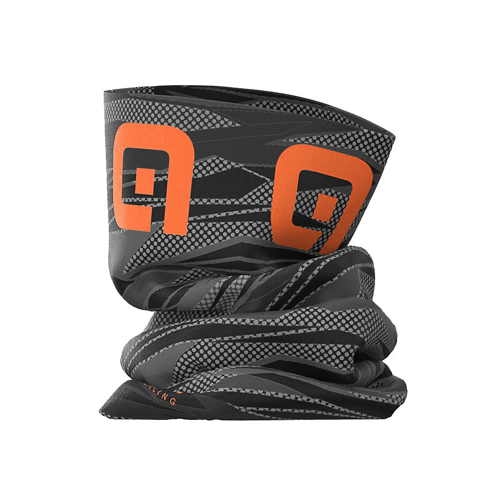 Alé Rock Tubolar Headgear - Black-Fluo Orange - One Size
