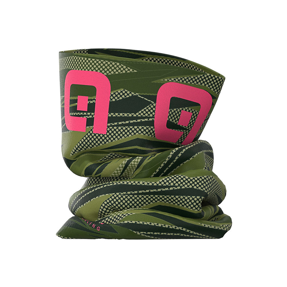 Alé Rock Tubolar Headgear - Green-Fluo Pink - One Size