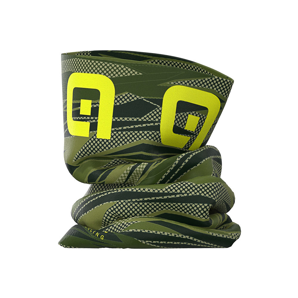 Alé Rock Tubolar Headgear - Green-Fluo Yellow - One Size