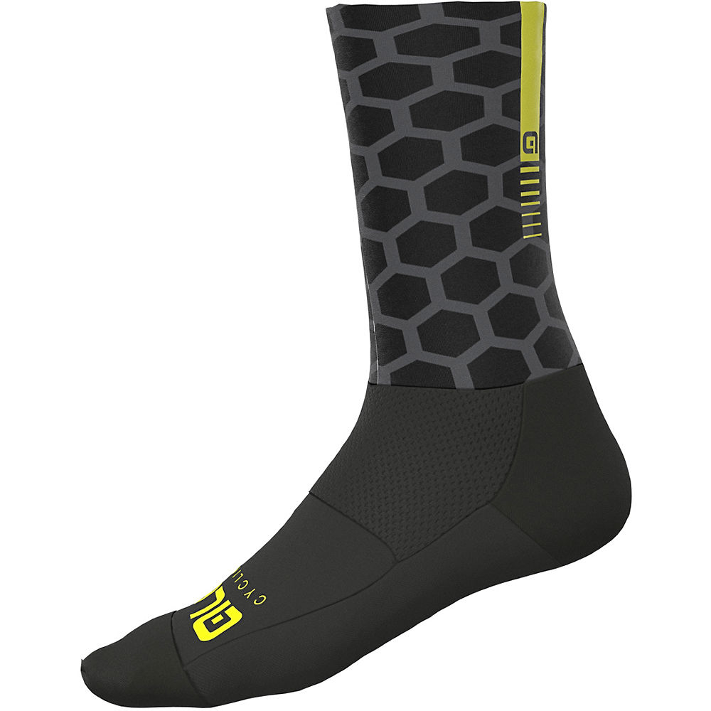 Alé Exagon Velocity Socks - Noir, Noir