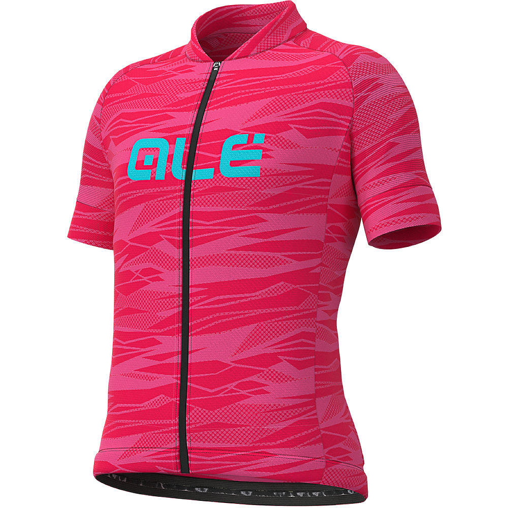 Alé Kids Rock Jersey - Strawberry-Turquoise - 12-13 Years