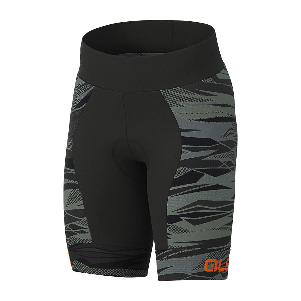 Alé Kids Rock Shorts - Noir/Fluro Orange - 12-13 Years