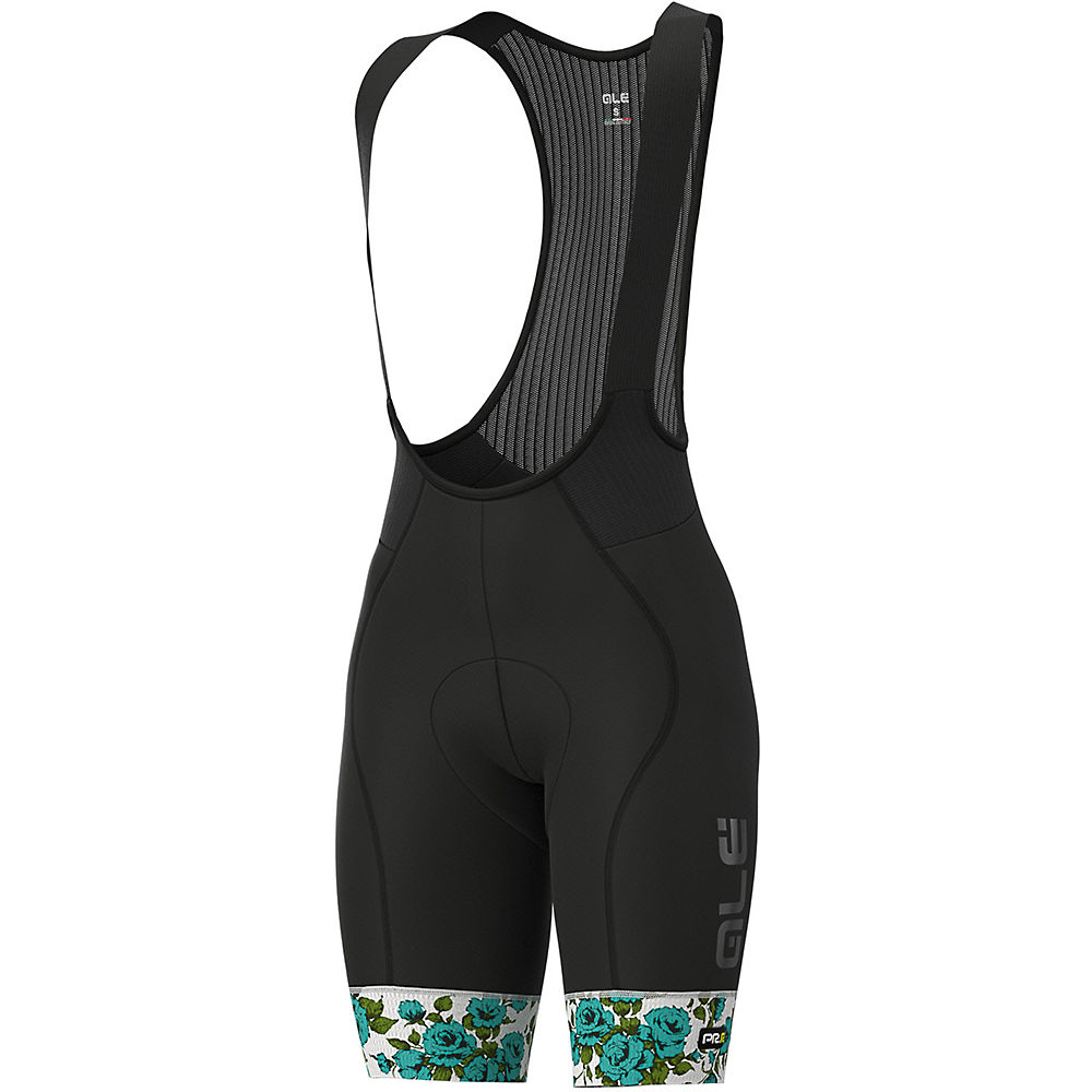 Alé Women's Graphics PRR Roses Bib Shorts - Turquoise - XXL