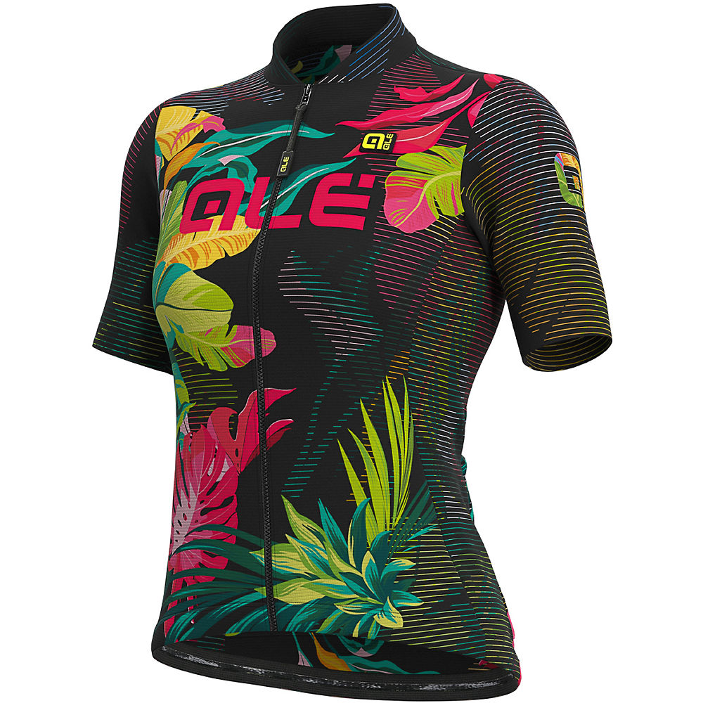 Alé Women's Solid Tropika Jersey - Noir/Multi - XS