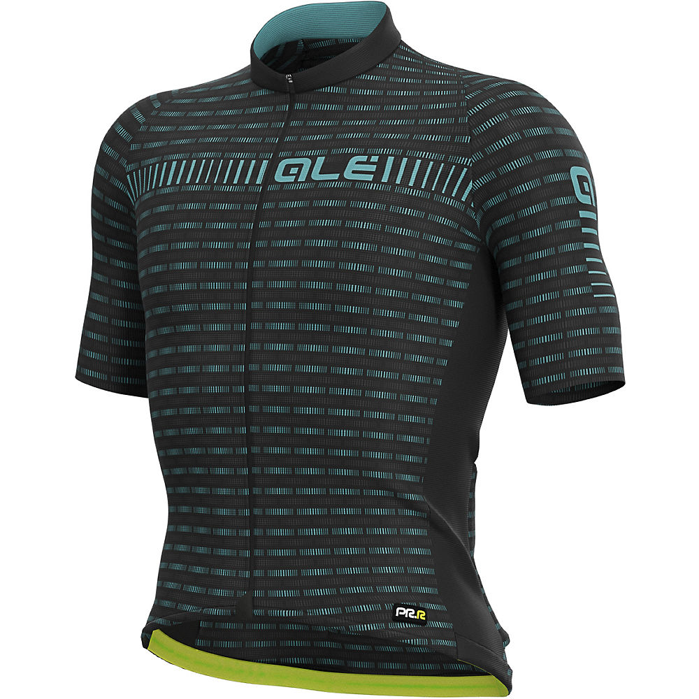 Alé Graphics PRR Green Road Jersey - Noir/Turquoise - XS