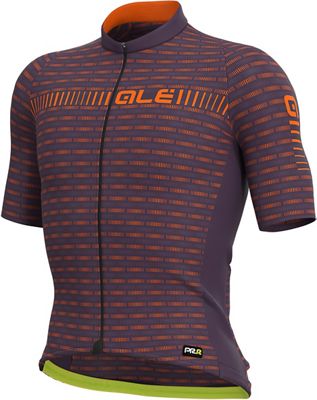 Alé Graphics PRR Green Road Jersey - Plum-Fluro Orange - XXXL}, Plum-Fluro Orange