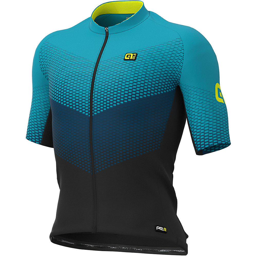 Alé Graphics PRR Delta Jersey - Black-Petrol-Turquoise - M