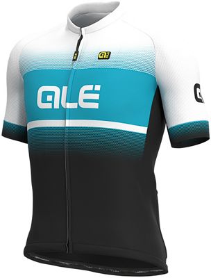 Alé Solid Blend Jersey - Noir/Turquoise