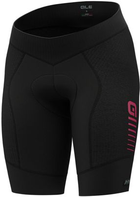 Alé Women's R-EV1 Future Plus  Shorts  - Black-Fluro Pink, Black-Fluro Pink
