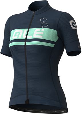 Alé Women's PRS Crystal Jersey SS20 - Blue - M}, Blue