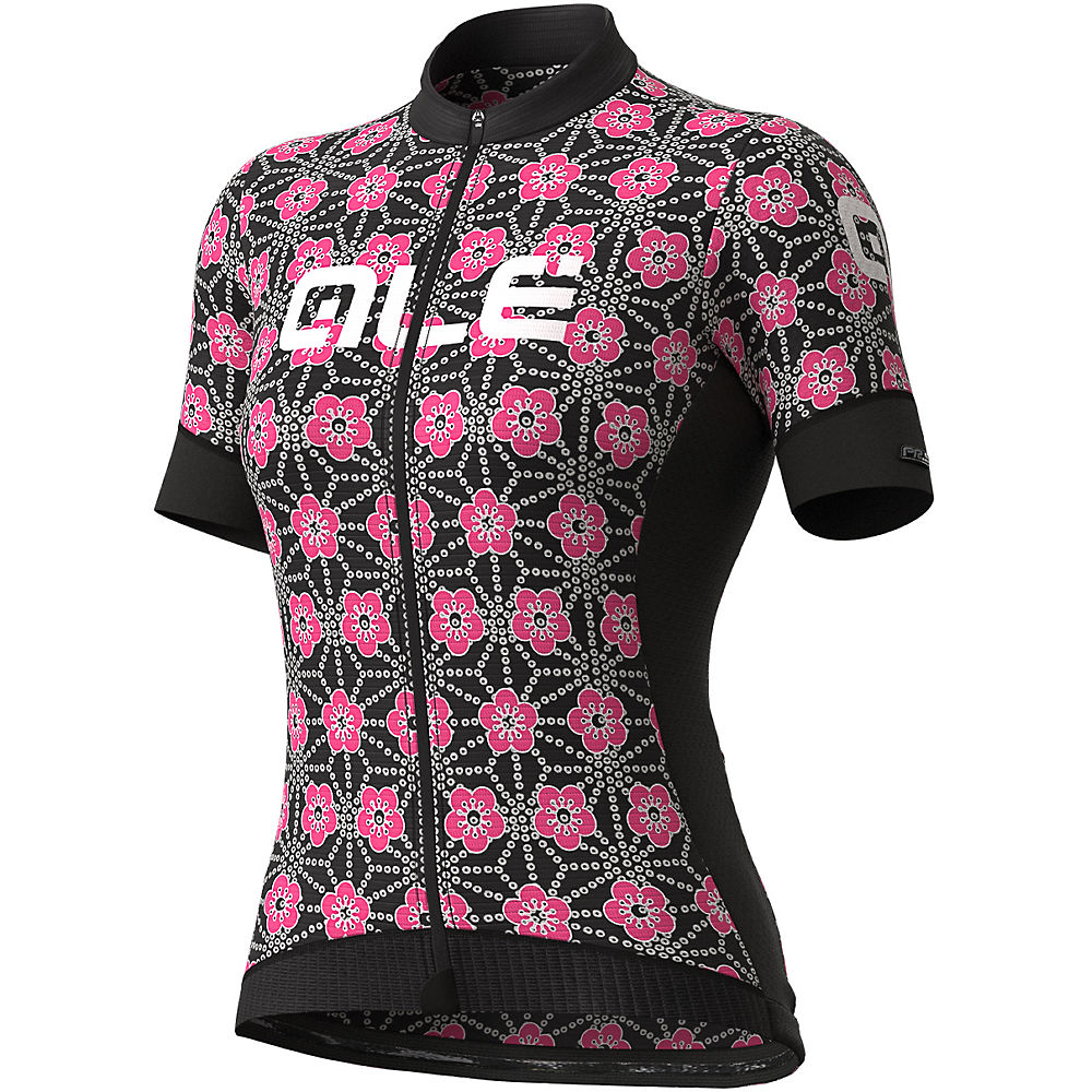 Alé Women's PRS Garda Jersey - Noir/Fluro Pink - XXL