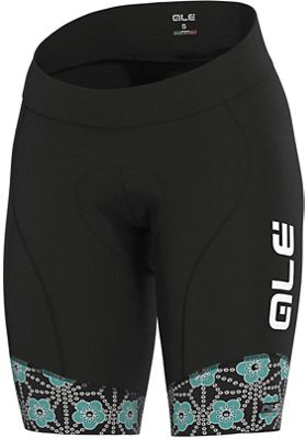 Alé Women's PRS Garda  Shorts  - Black-Turquoise - XL, Black-Turquoise