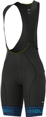 Alé Women's Graphics Green Road Bib Shorts  - Blue-Light Blue, Blue-Light Blue