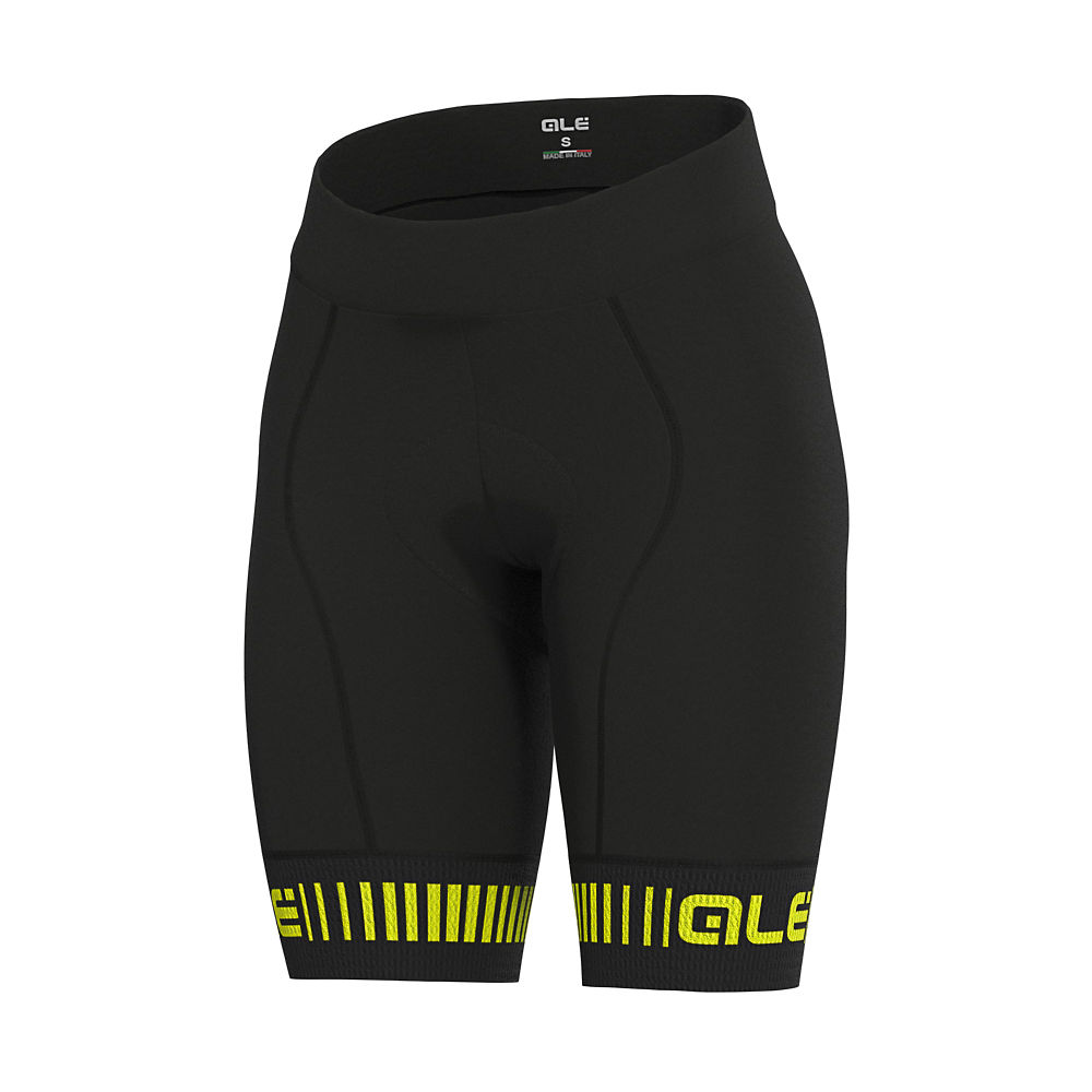 Click to view product details and reviews for Alé Womens Graphics Prr Strada Shorts Black Fluro Yellow Xs Black Fluro Yellow.