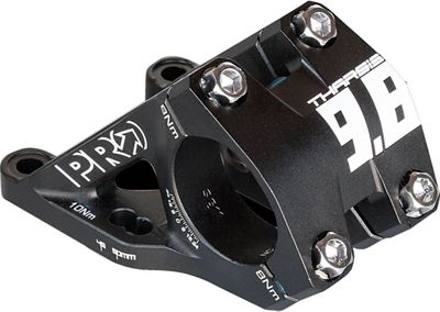 Pro Tharsis 9.8 Direct Mount Stem - Noir - blanc - 31.8mm, Noir - blanc